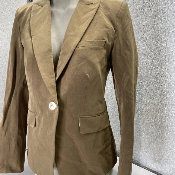 Veronica Beard Women’s Izara Dickey Blazer Jacket – Gold – Size 4 - Picture 13 of 14